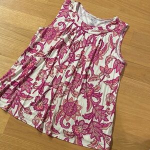 CROFT & BARROW med - sleeveless scoop neck blouse